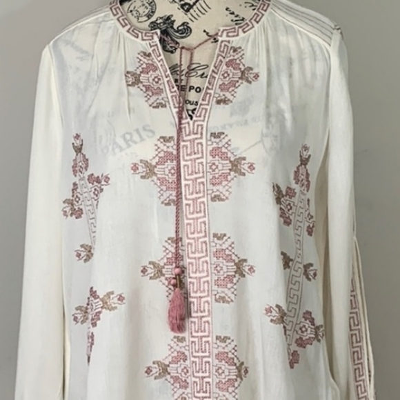 Lucky Brand Tops - Lucky NWOT Blush‎ Tunic Blouse